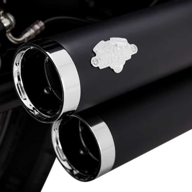 Vance & Hines Bigshot Staggered Dyna 06-17 (excl Switchback) Black Full Exhaust System