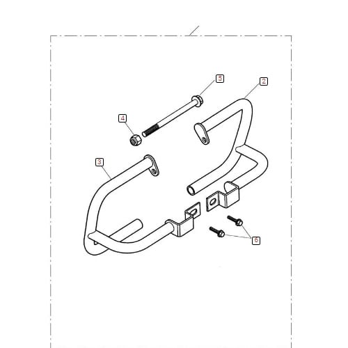 Triumph Scrambler Front Dresser Bar Kit