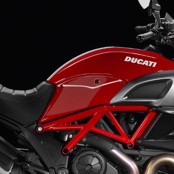 Eazi-Grip EVO Ducati Diavel Clear Tank Grips