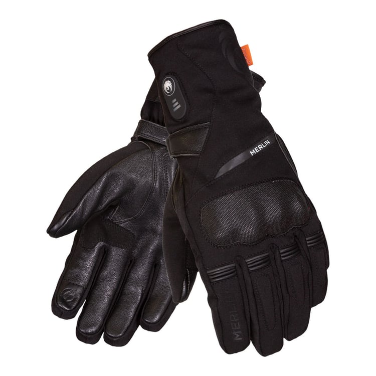 Merlin Summit Heated Black Gloves