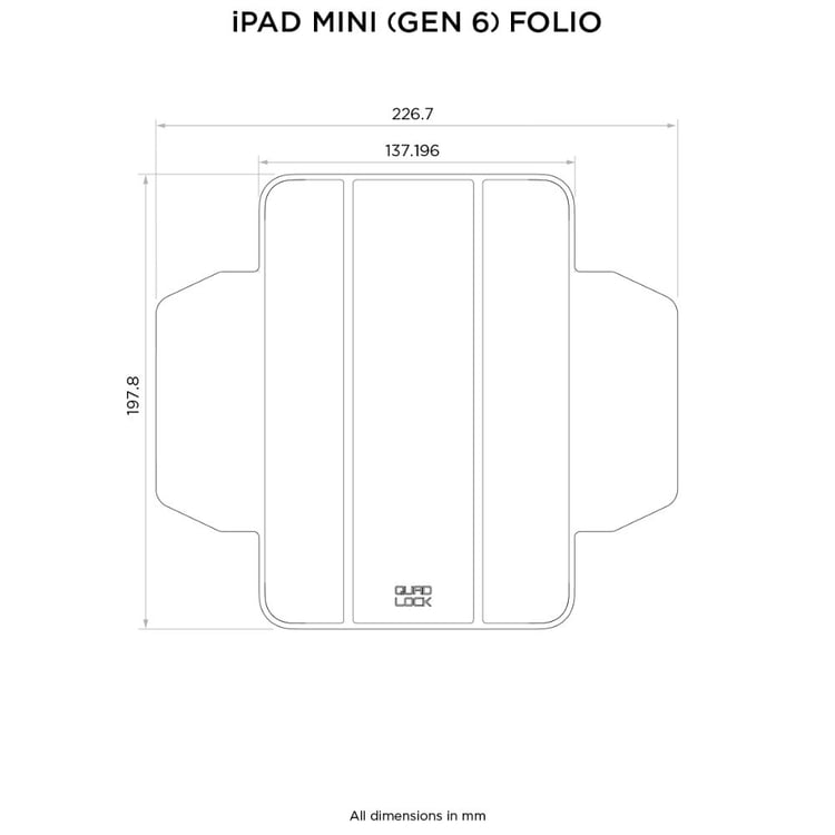 Quad Lock iPad Mini 6 Folio