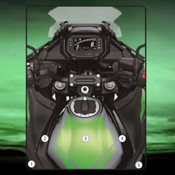 Eazi-Guard Kawasaki Versys 650 Gloss Tank Protection Film