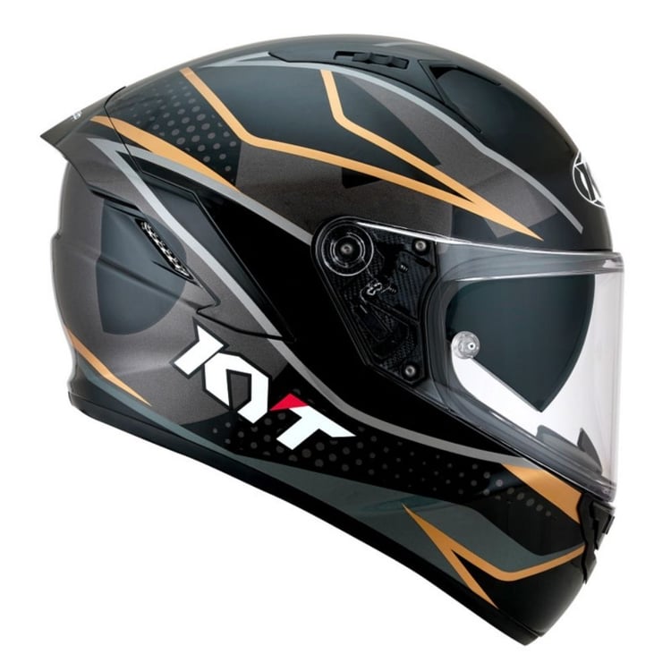 KYT NF-R Davo Replica Black/Grey/Gold Helmet