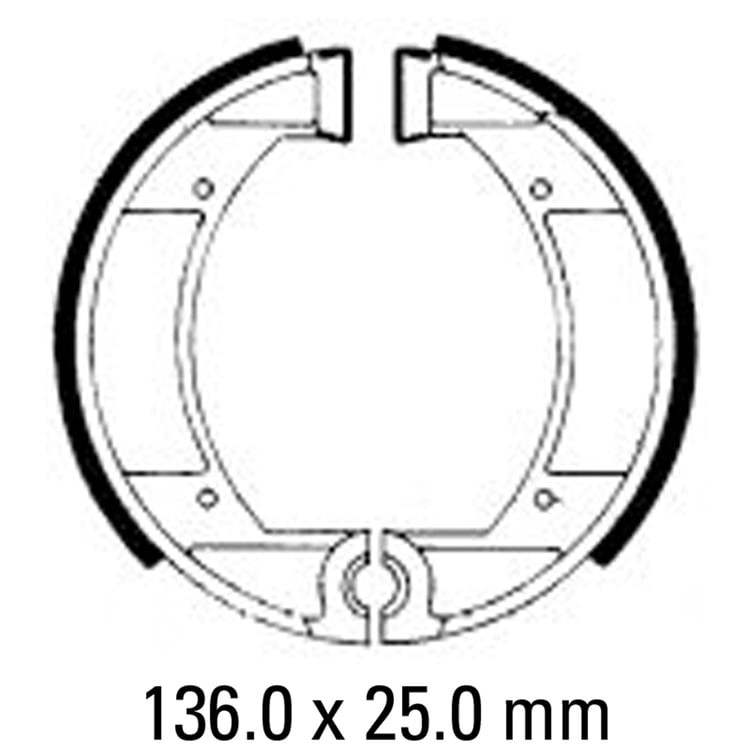 Ferodo FSB847 Brake Shoe Set