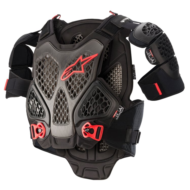 Alpinestars A-6 Black/Anthracite/Red Chest Protector