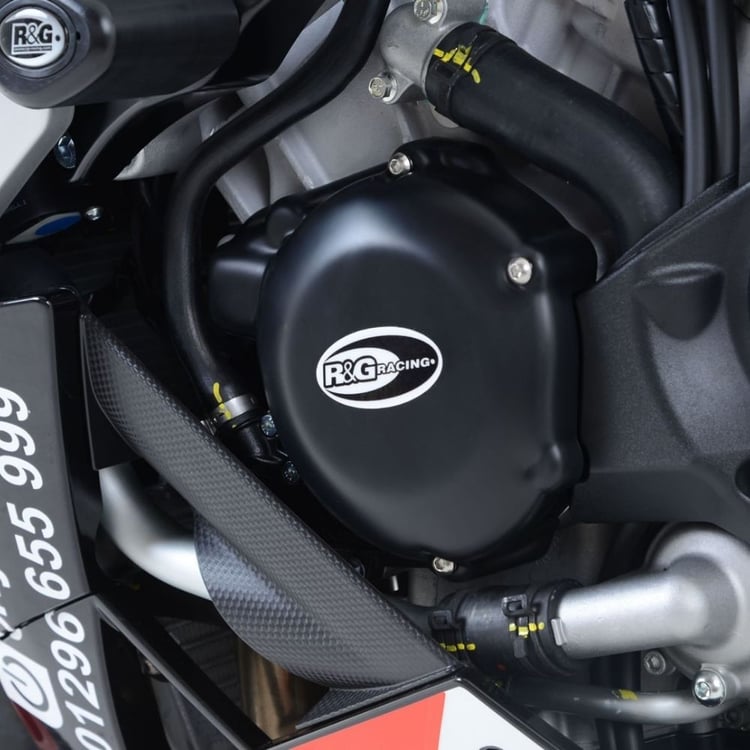 R&G Aprilia RSV4 Black Engine Case Cover Kit