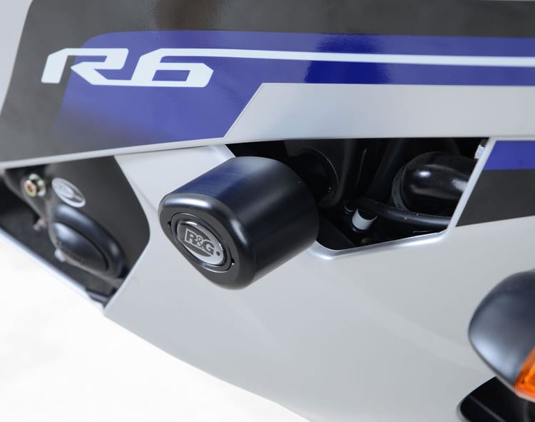 R&G Yamaha YZF-R6 Black Upper Aero Crash Protectors