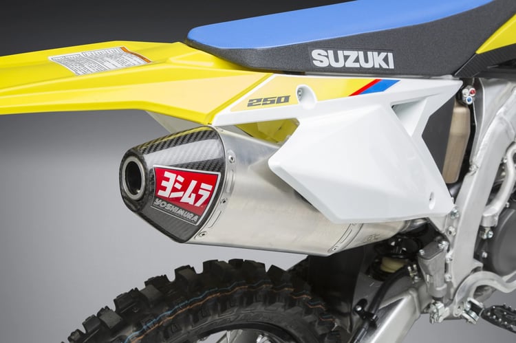 Yoshimura Suzuki RM-Z250 (19-20) RS-4 Stainless Slip-On Exhaust/Aluminum Muffler