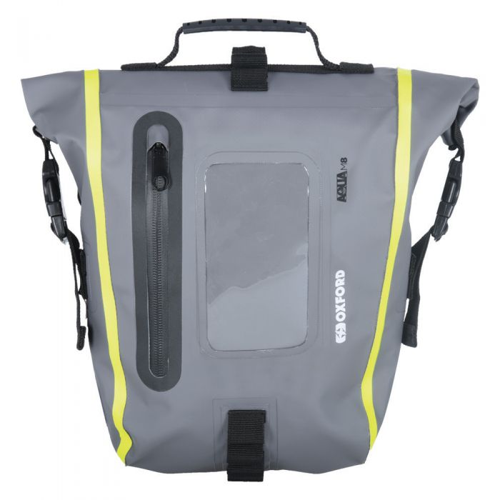 Oxford Aqua M8 Black/Grey/Fluro Tank Bag