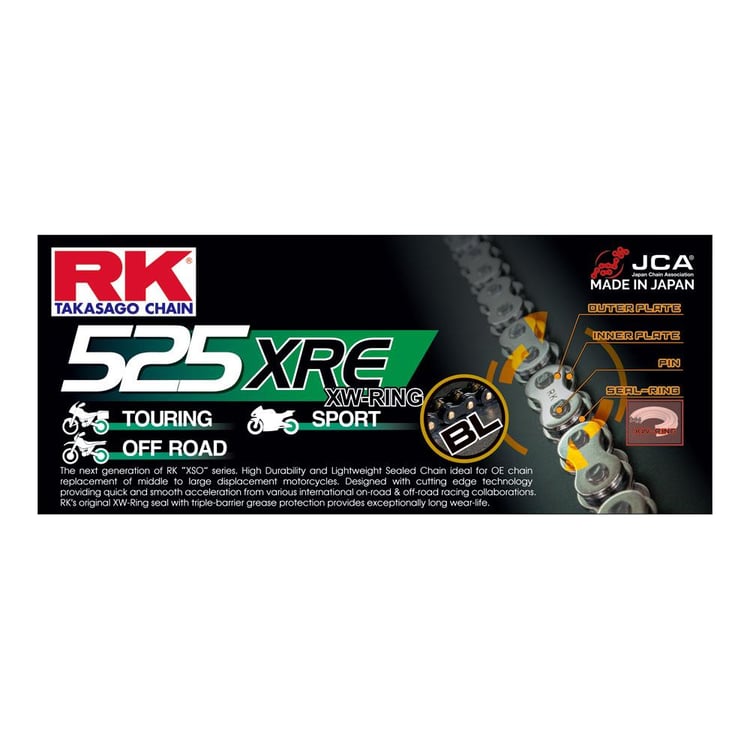 RK BL525XRE-120L Black Chain