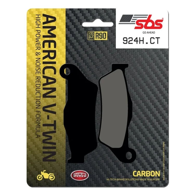 SBS HD Carbon Tech Road Front or Rear Brake Pads - 924H.CT