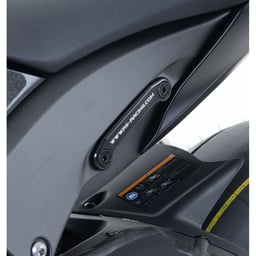 R&G Kawasaki ZX10R/ZX-10RR Black Footrest Blanking Plates