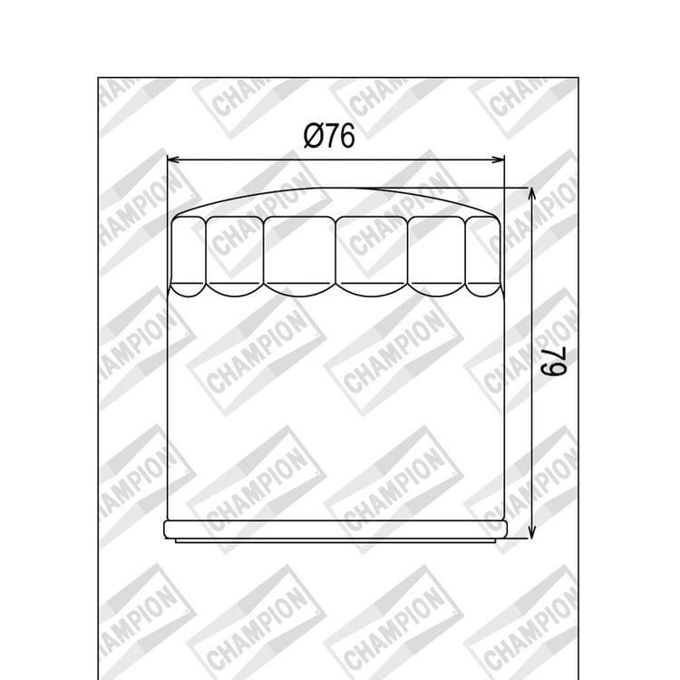 Champion COF063 (163) Oil Filter