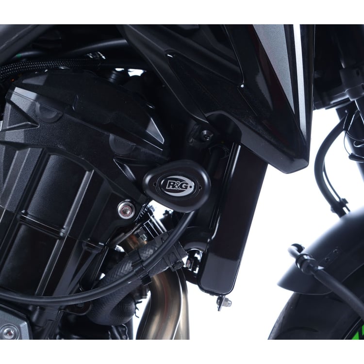 R&G Kawasaki Z900 Black Aero Crash Protectors