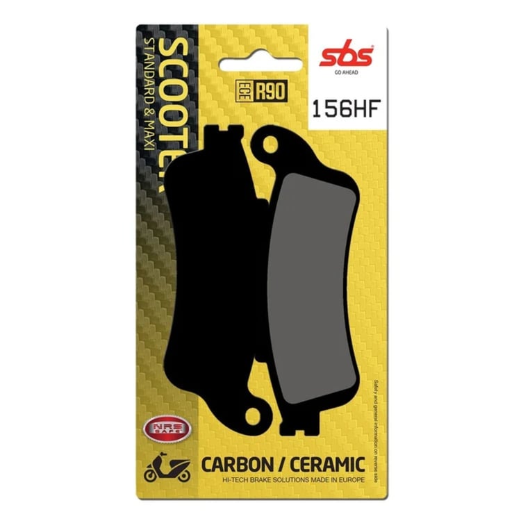 SBS Ceramic Scooter Front / Rear Brake Pads - 156HF