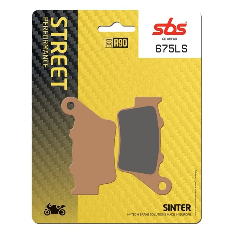 SBS Sintered Rear Road Brake Pads - 675LS