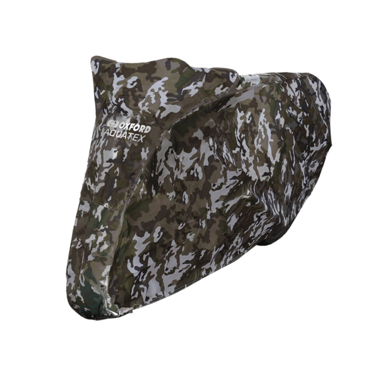 Oxford Aquatex Camo Medium Motorcycle Cover