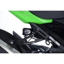 R&G Kawasaki Ninja 250/400 Black Exhaust Hanger & Footrest Blanking Plate