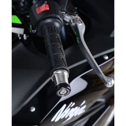 R&G Kawasaki Ninja 650/H2 SX/Versys-X 300 Black Bar End Protectors
