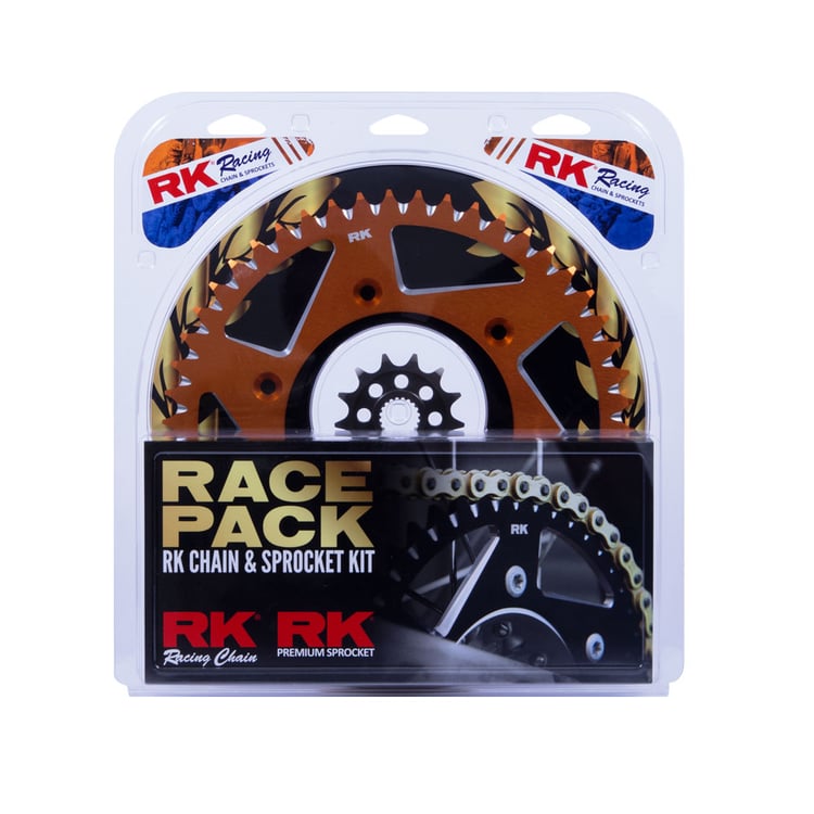RK Pro KTM SX-F 06-20 Gold/Orange 13/50 Chain and Sprocket Kit