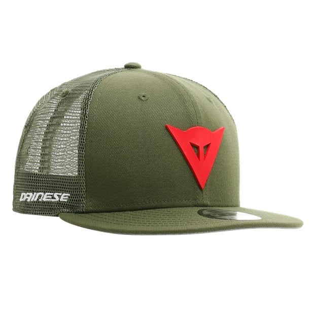 Dainese Casual 9Fifty Trucker Green/Red Snapback Cap