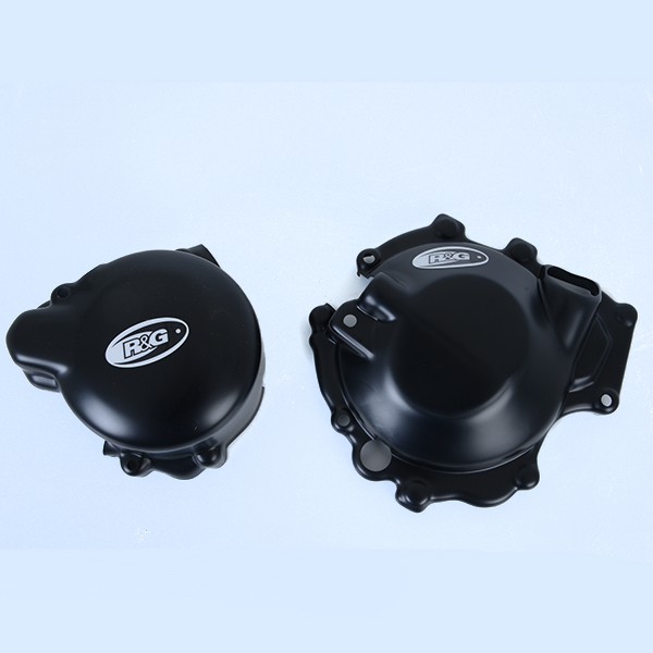 R&G Kawasaki Versys X-300 Black Engine Case Cover Kit