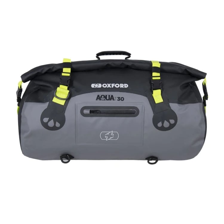 Oxford Aqua T-30 Black/Grey/Fluo Roll Bag