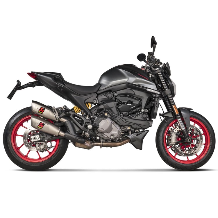 Akrapovic Ducati Monster 21-23 Titanium Slip On Exhaust