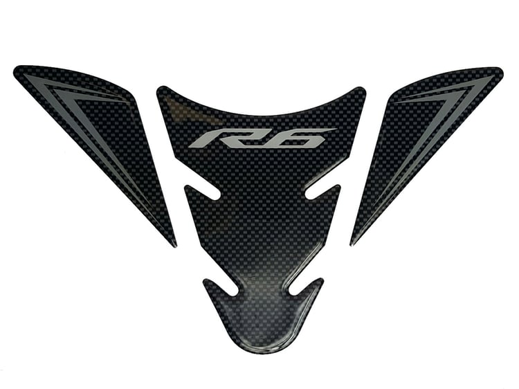 Yamaha R6 Grey Tank Pad