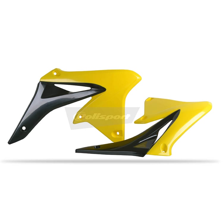 Polisport Suzuki RMZ250 2010 Yellow Radiator Plates