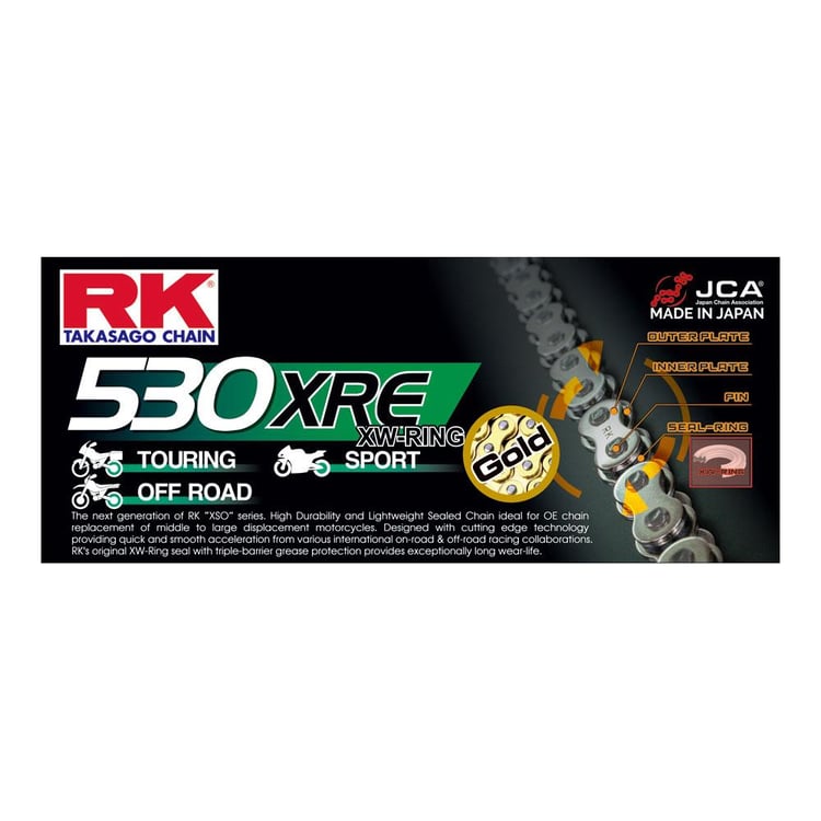 RK GB530XRE-120L Gold Chain