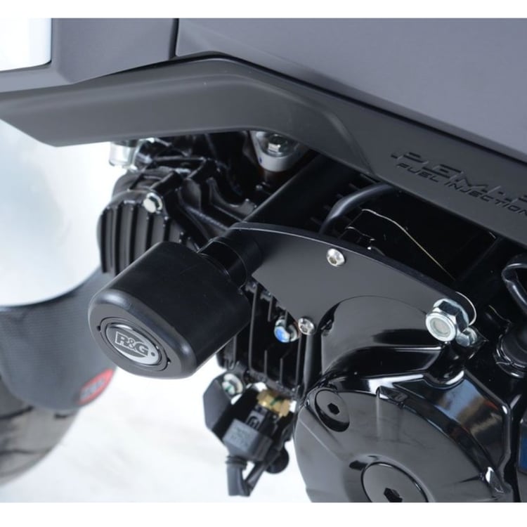 R&G Honda MSX125 Grom Black Aero Crash Protectors