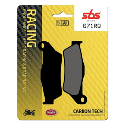 SBS Racing RQ Carbon Tech Rear Brake Pads - 671RQ