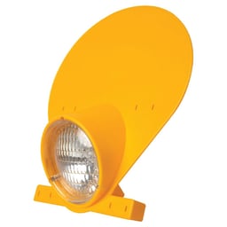 Polisport Preston Petty Dark Yellow Headlight Number Plate LED