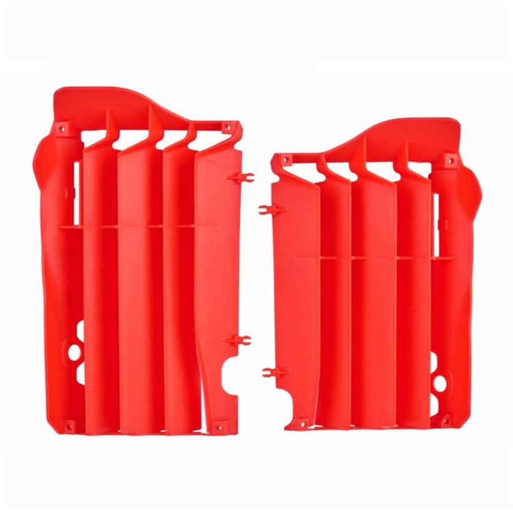 Polisport Honda CRF450R 13-14 Red Radiator Louvers