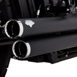Vance & Hines Bigshot Staggered Softail 18-22 Black Full Exhaust System