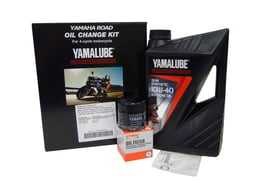 Yamalube Road Semi Synthetic 10W40 Oil Change Kit