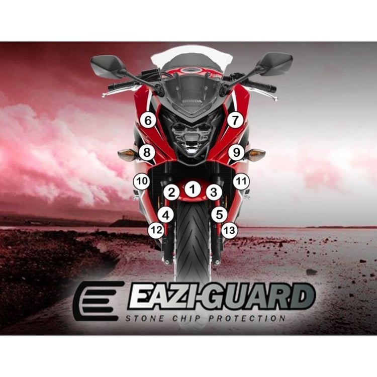 Eazi-Guard Honda CBR650F 2014 - 2018 Gloss Paint Protection Film