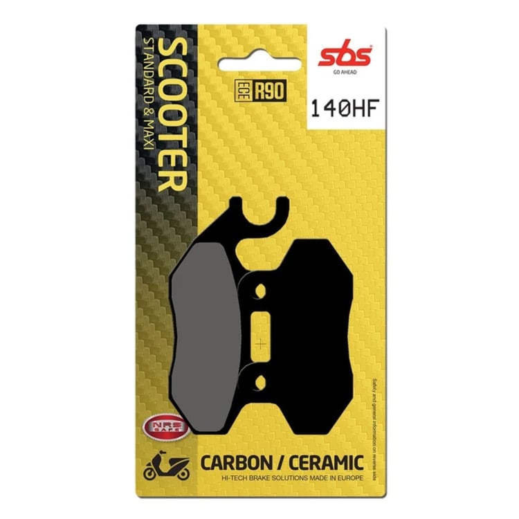 SBS Ceramic Scooter Front / Rear Brake Pad - 140HF