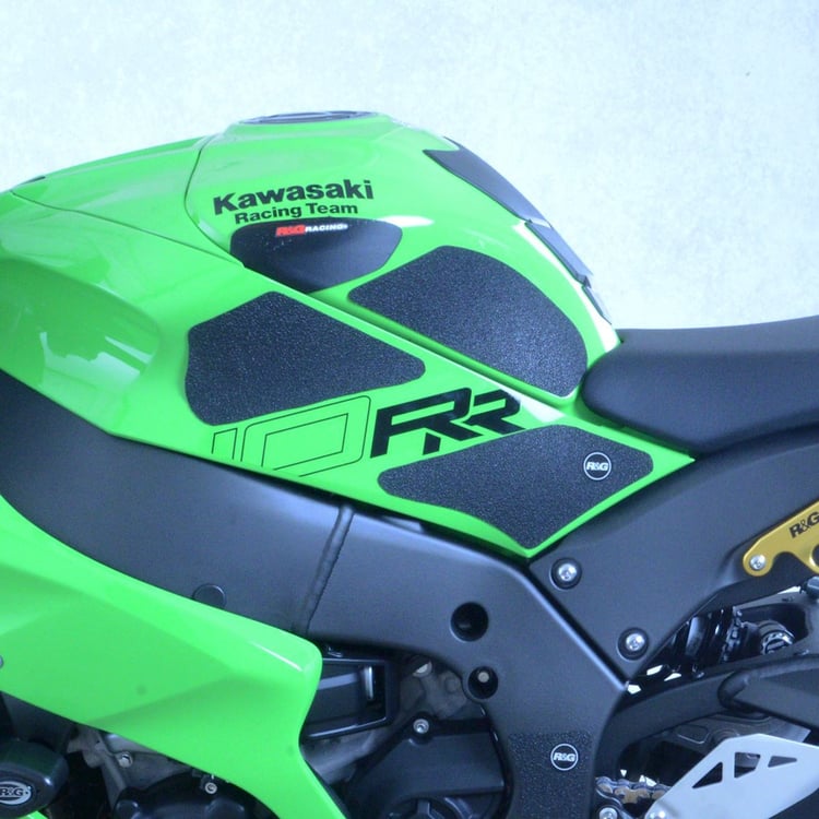 R&G Kawasaki ZX-10R, ZX-10RR '21- 6-Grip Kit Clear Tank Traction Grip