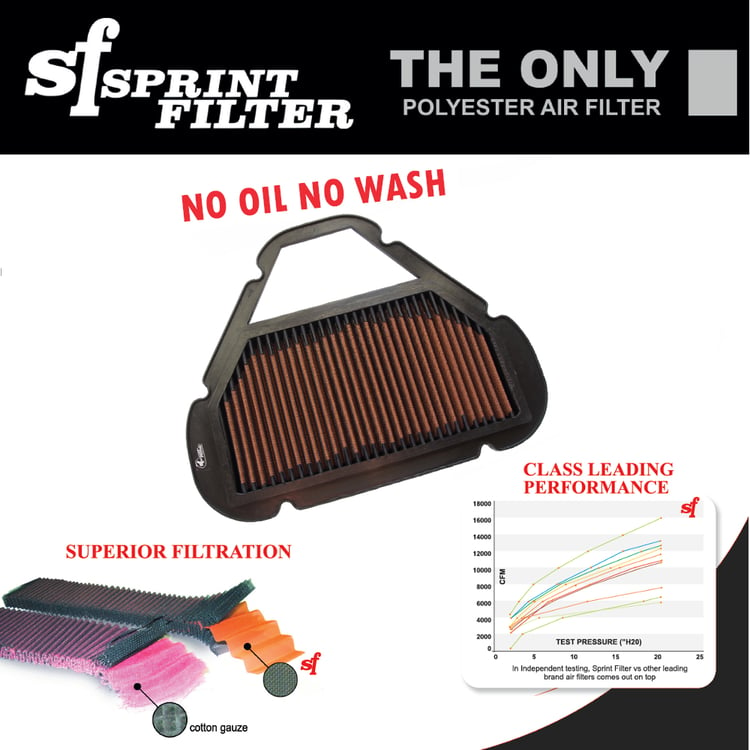 Sprint Filter P08 Suzuki GSX-R 600 750 2004 - 2005 Air Filter