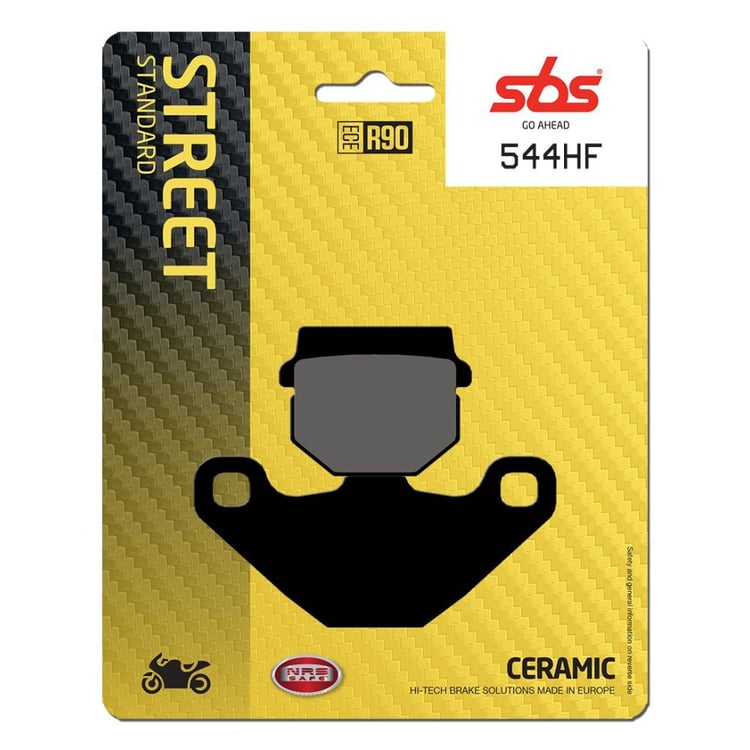 SBS Ceramic Front / Rear Brake Pads - 544HF