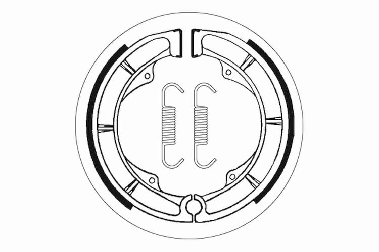SBS Front / Rear Brake Shoes - 2018