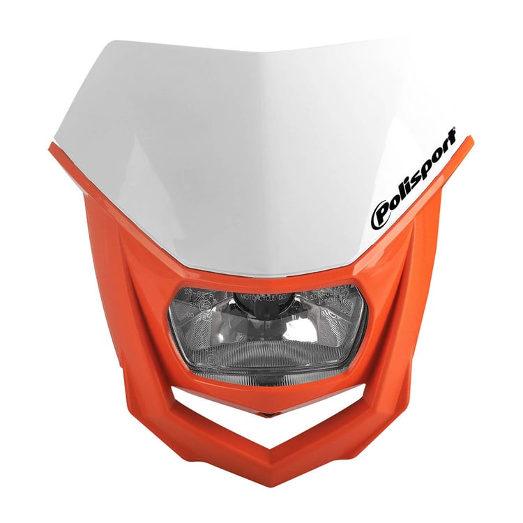 Polisport Halo Orange/White Headlight
