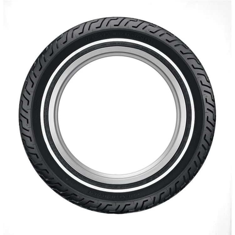 Dunlop D402F MT90HB16 White Wall Front Tyre