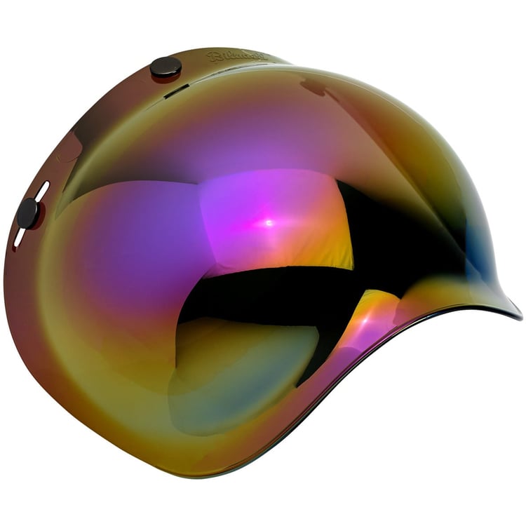 Biltwell Gringo Rainbow Mirror Bubble Shield