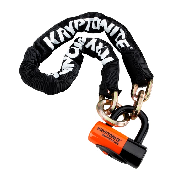 Kryptonite New York Cinch Ring Chain & Evolution Disc Lock