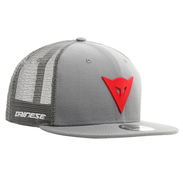 Dainese Casual 9Fifty Trucker Grey/Red Snapback Cap