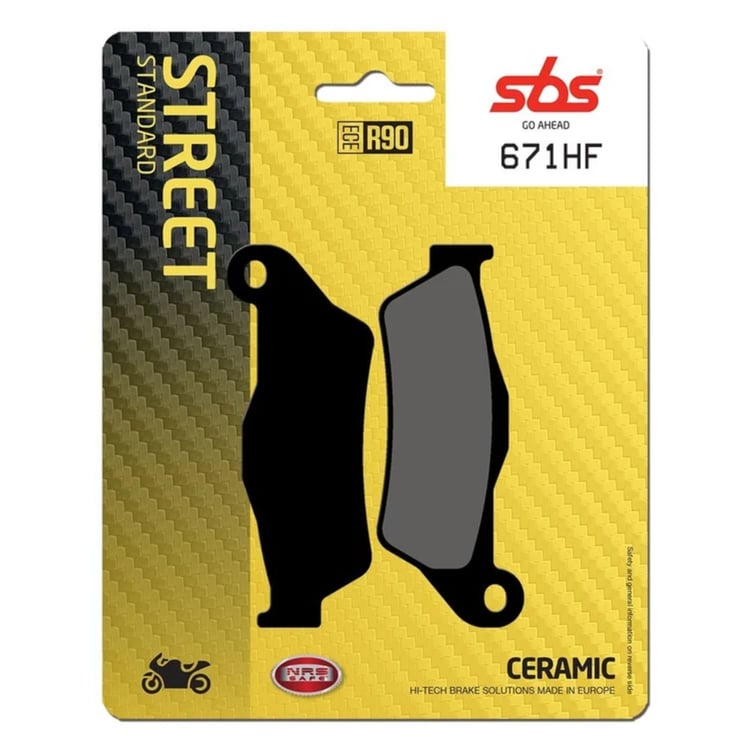 SBS Ceramic Front / Rear Brake Pads - 671HF