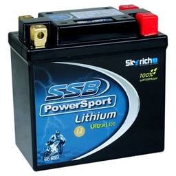 SSB PowerSport 4-LFP14AHQ-BS Ultralight Lithium Battery